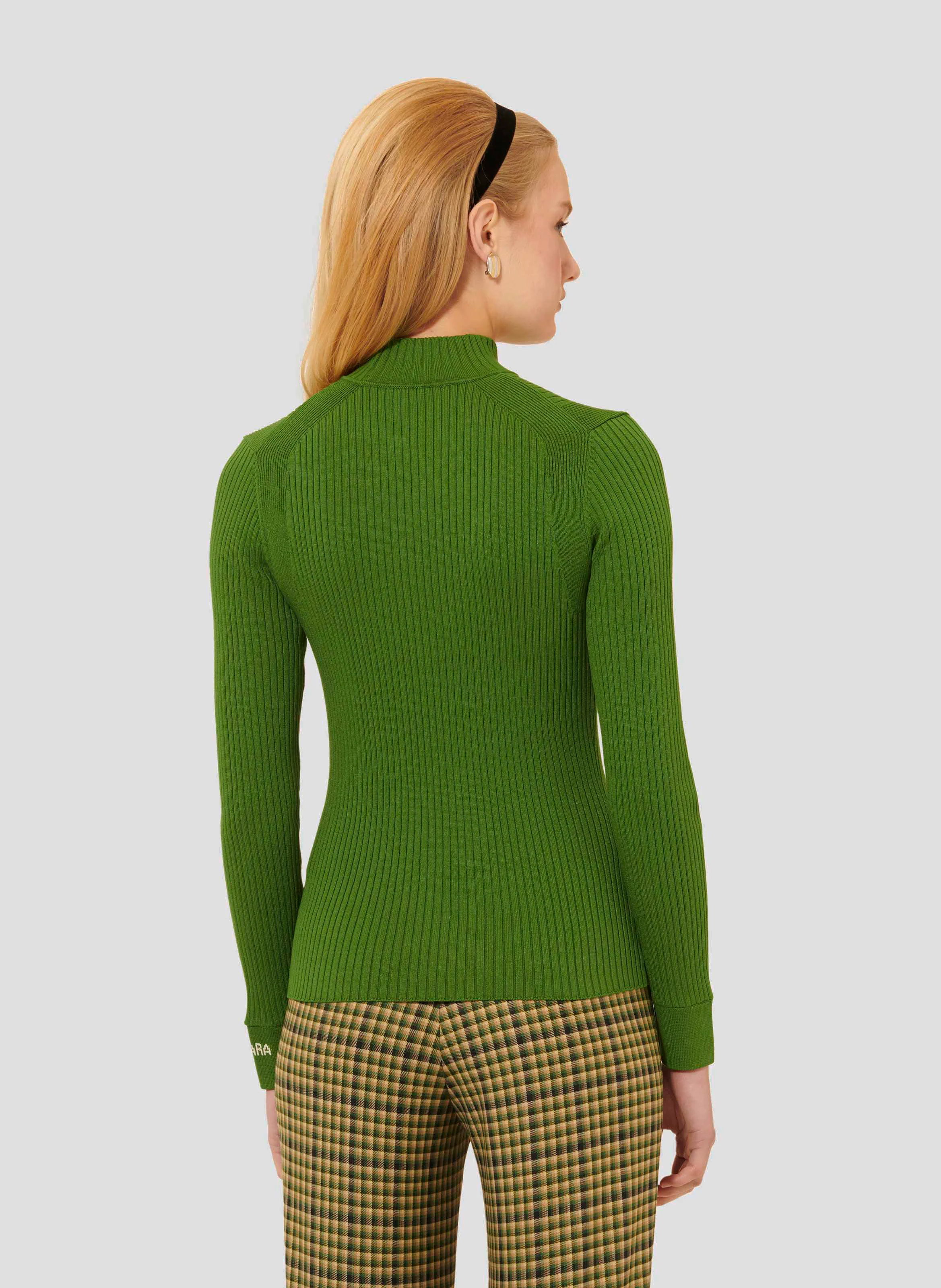PRUDIE - Pull col rond| Vert