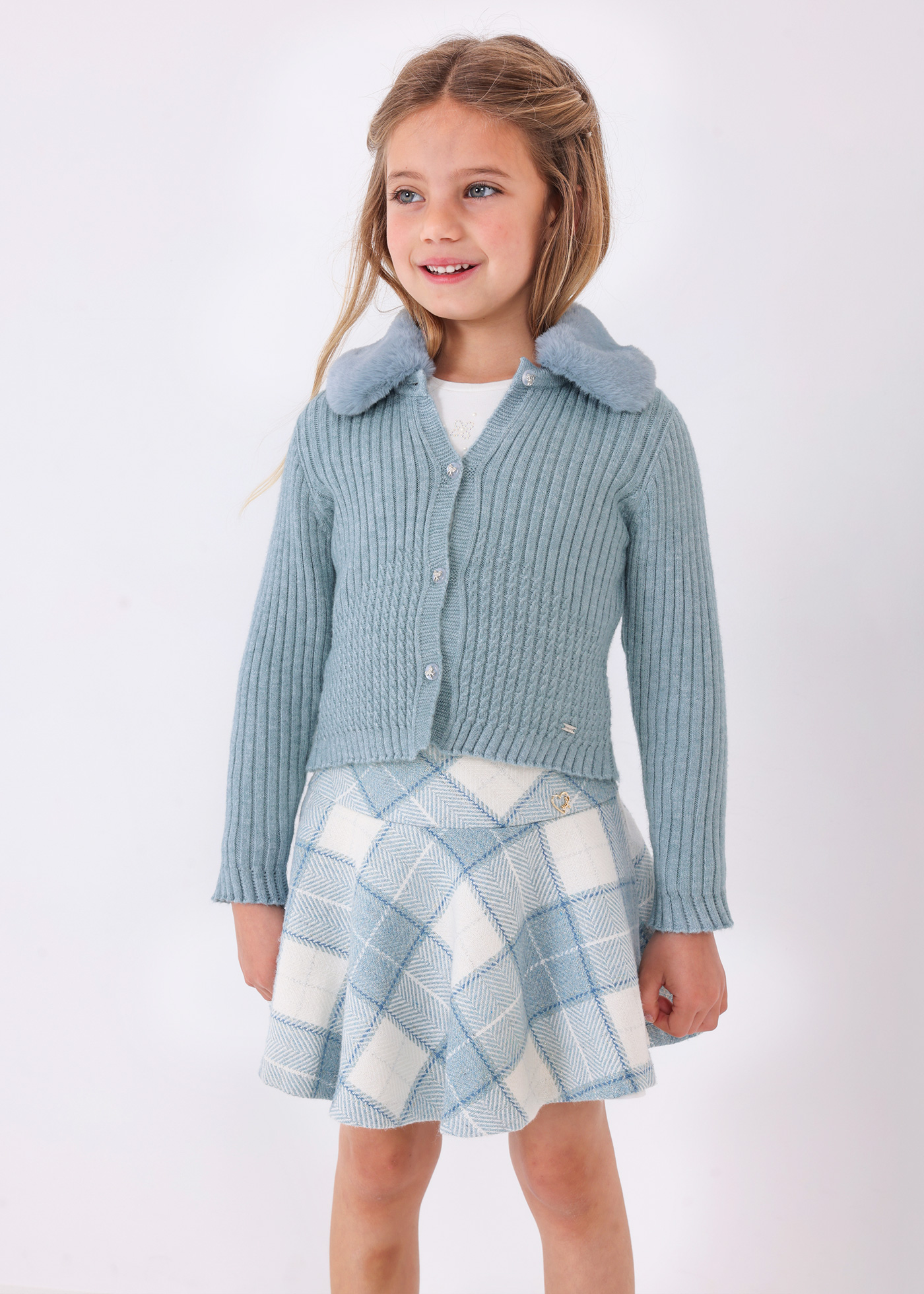 Gola Rebecca com cabelo para menina