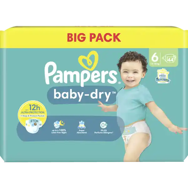 baby-dry Windeln Gr.6 (13-18kg) Big Pack