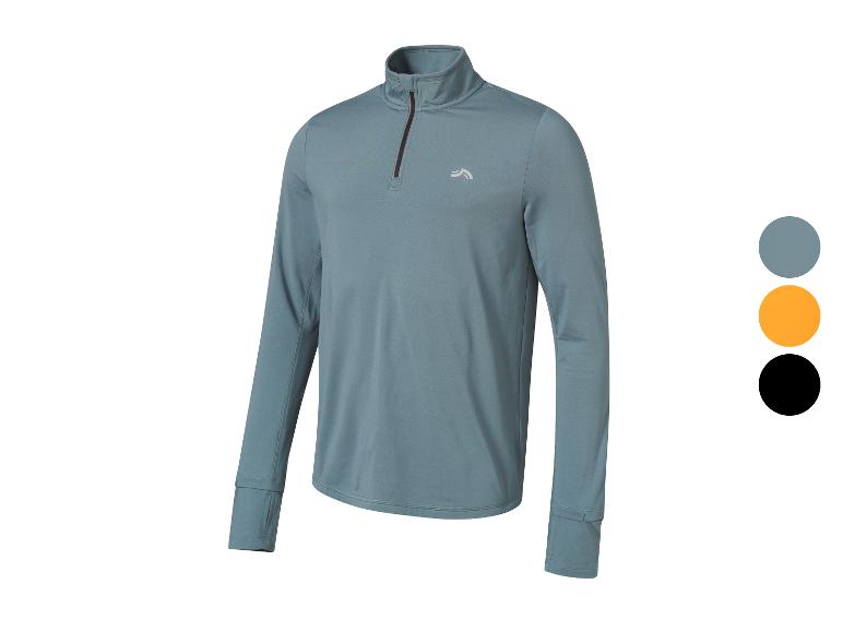 Heren sportshirt met smartwatch opening