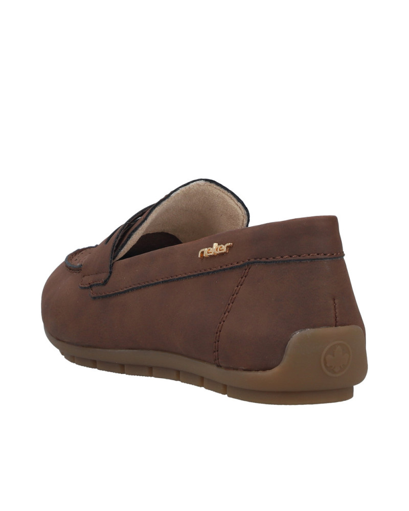 Rieker dame loafer - Brun
