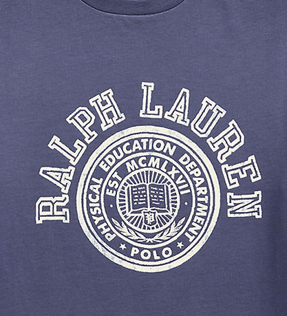 Polo Ralph Lauren T-Shirt - Mattblau m. Print