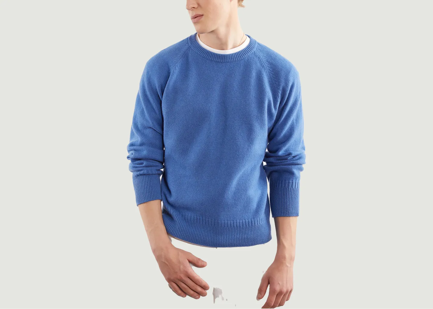 Pull col rond en cachemire Tricot