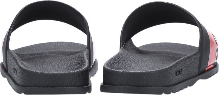 BOSS Italian-made slides with red logo tape 006