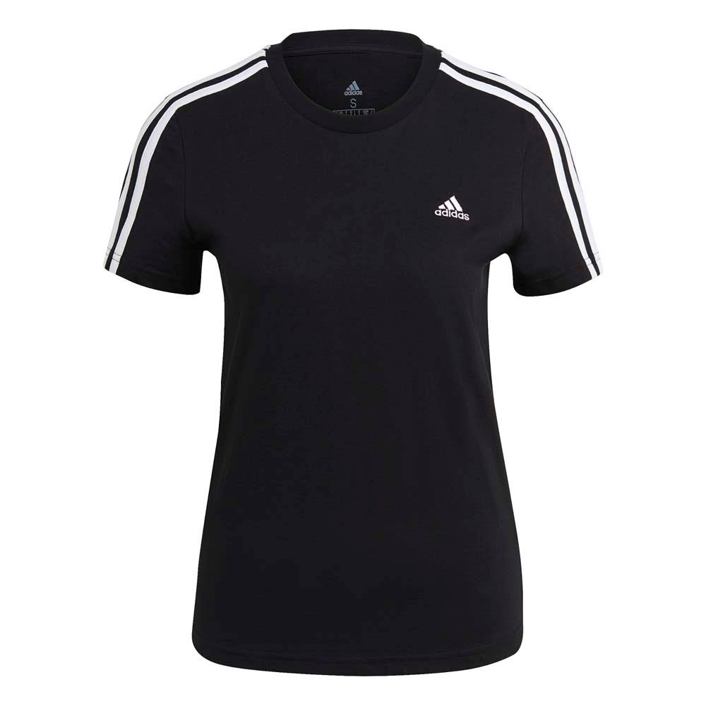 adidas  Essentials Slim 3-Stripes Shirt