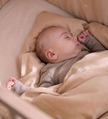 Filibabba Senget?j - Junior - Warm Grey/Broderet Hvalen Christia