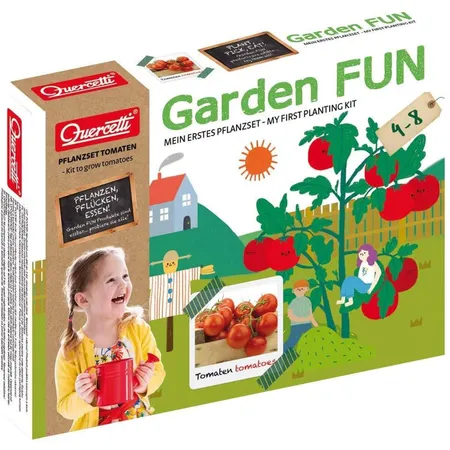 Beluga Quercetti Garden Fun Tomate Garten Pflanzset, Natur