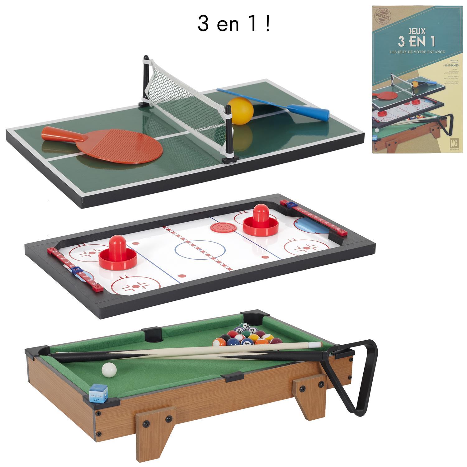 TABLE JEU 3 EN 1