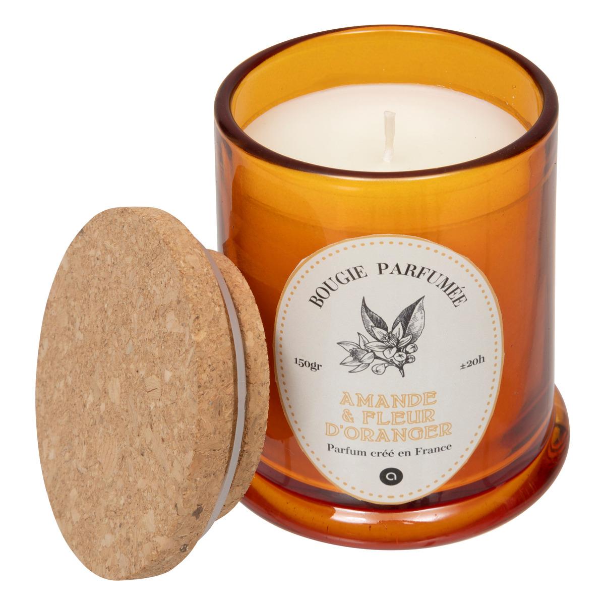 BOUGIE PARFUMEE VERRE HAPO AMANDE 150G
