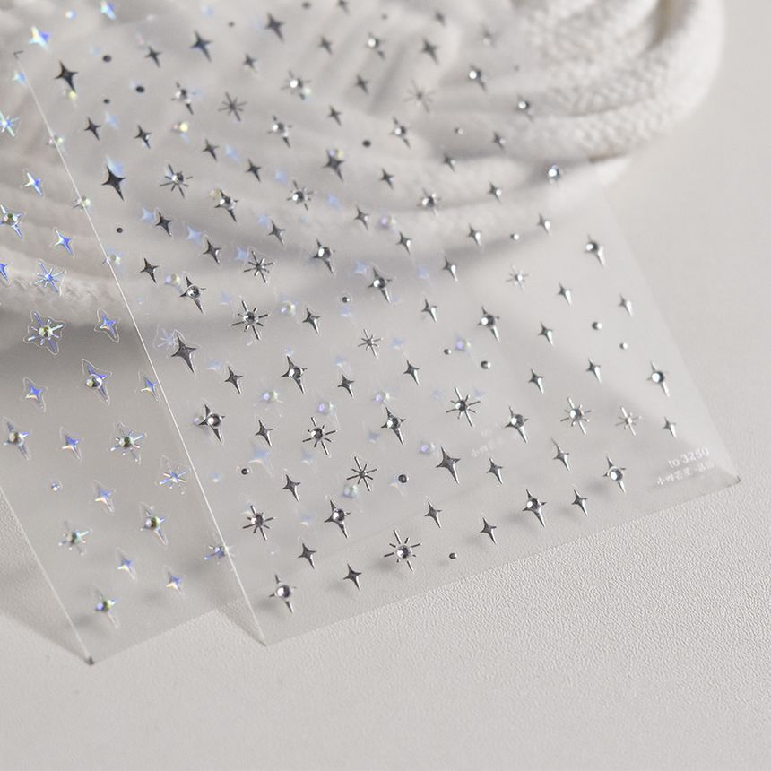 tomoni - Stervormige strass-nagelstickers