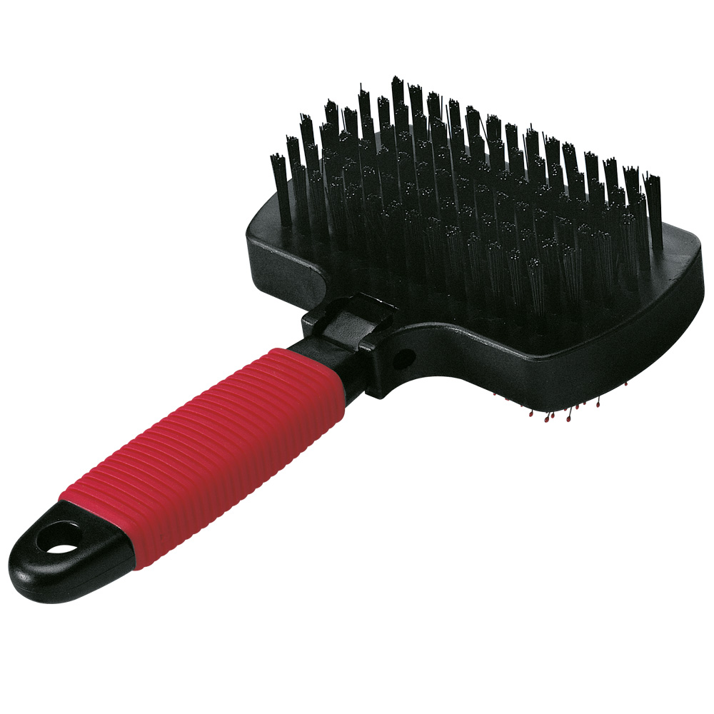 Ferplast carde avec brosse pour chiens et chats gro 5982, idéale pour les animaux à poils moyens et longs, 17 x 10,5 x h 5