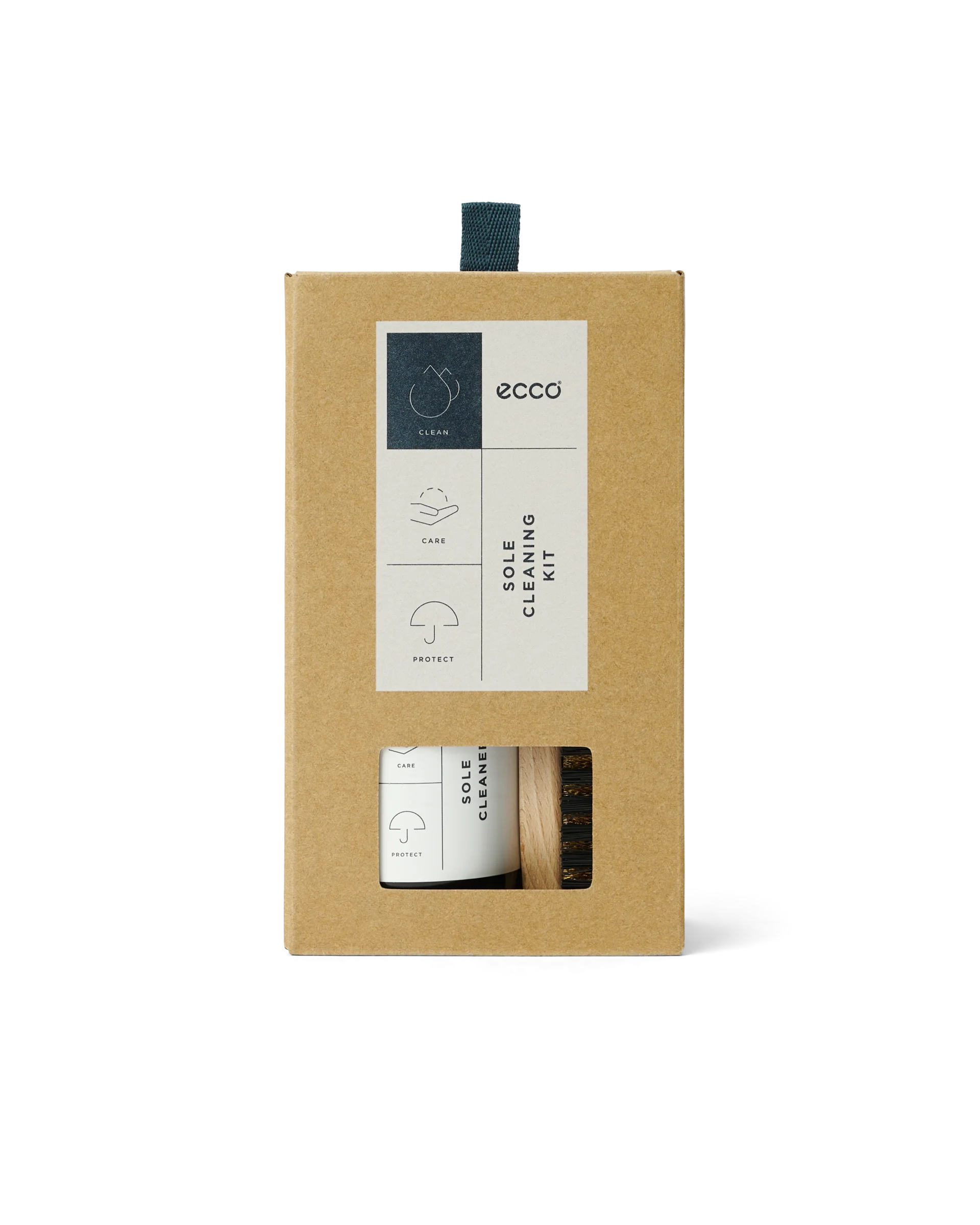 ECCO Sole Cleaning Kit Reinigungsset für die Schuhsohle Transparent 200 ml
