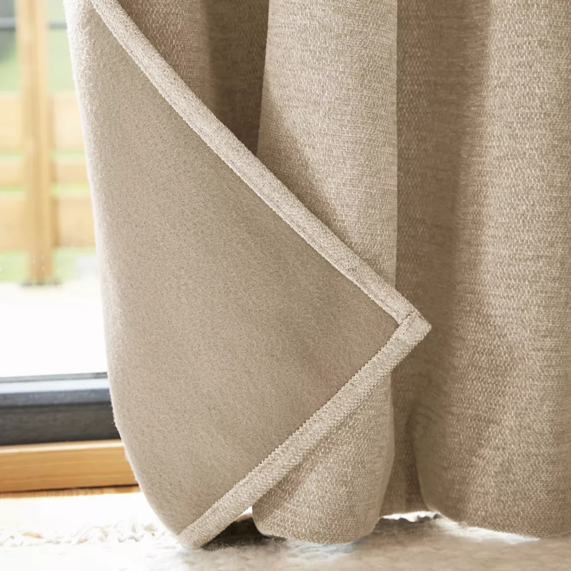 Rideau occultant isolant Total Blackout (140 x 240 cm) Magnus Ecru