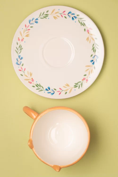 Sass & Belle Finley Fox theekop en schotelset