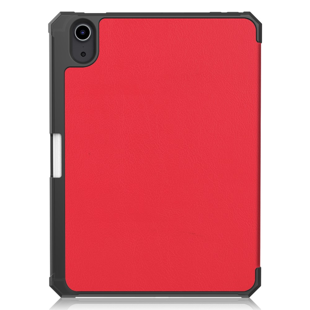 iPad Mini 7 (2024) / Mini 6 (2021) Leder Tasche Smart Cover Hülle - Rot