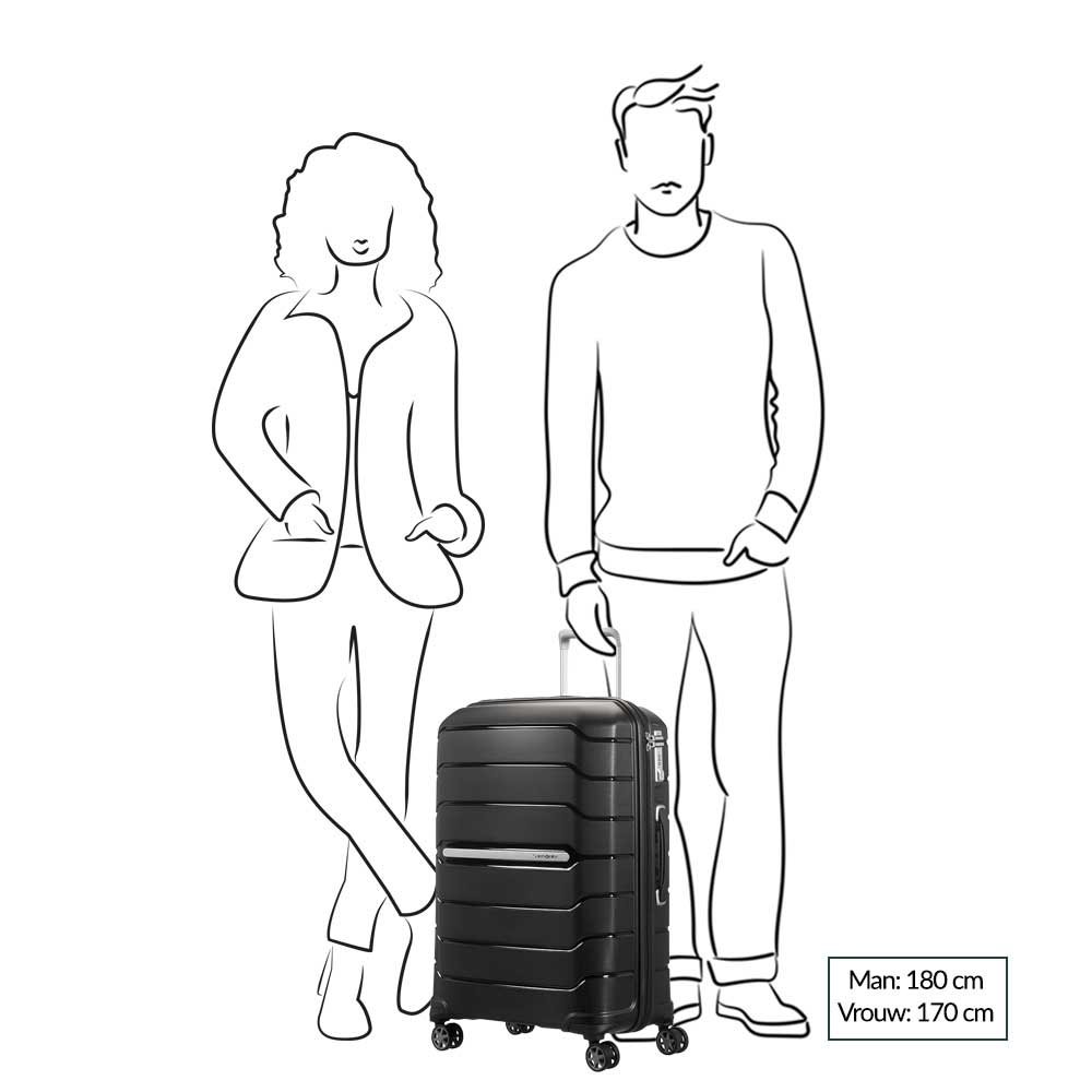 Samsonite Flux Spinner 68 Expandable black