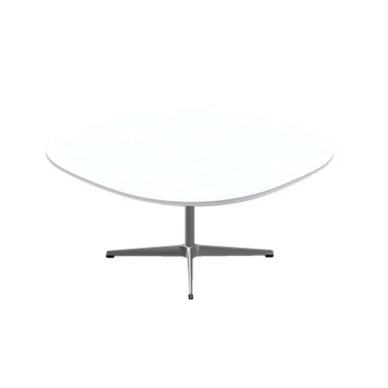 Fritz Hansen A203 salontafel wit laminaat 100x100