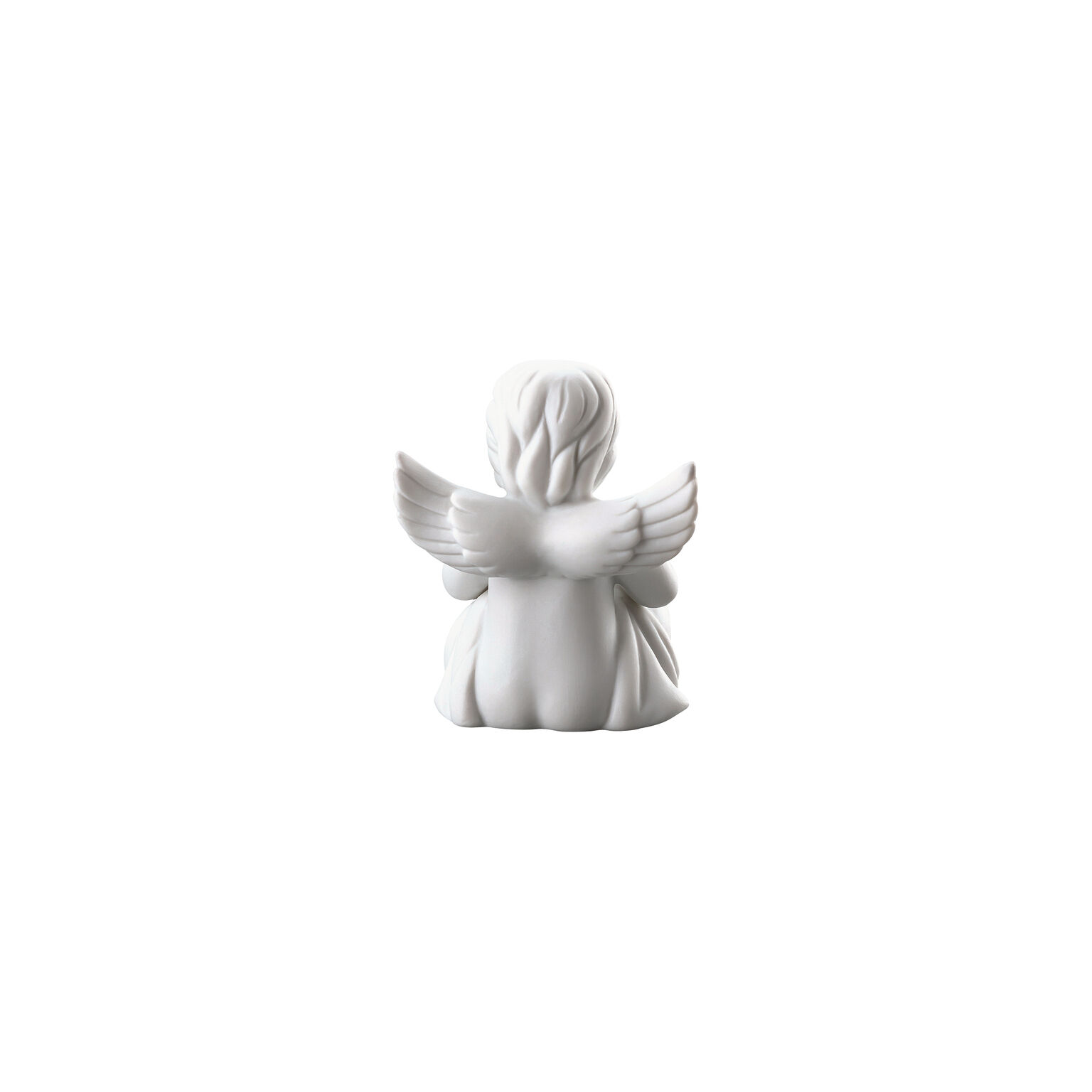 Angels Weiss matt Engel mit Geburtstagskuchen