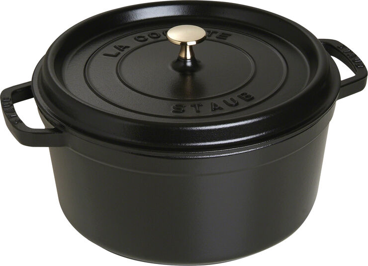 Staub La Cocotte 28 cm sort Sort