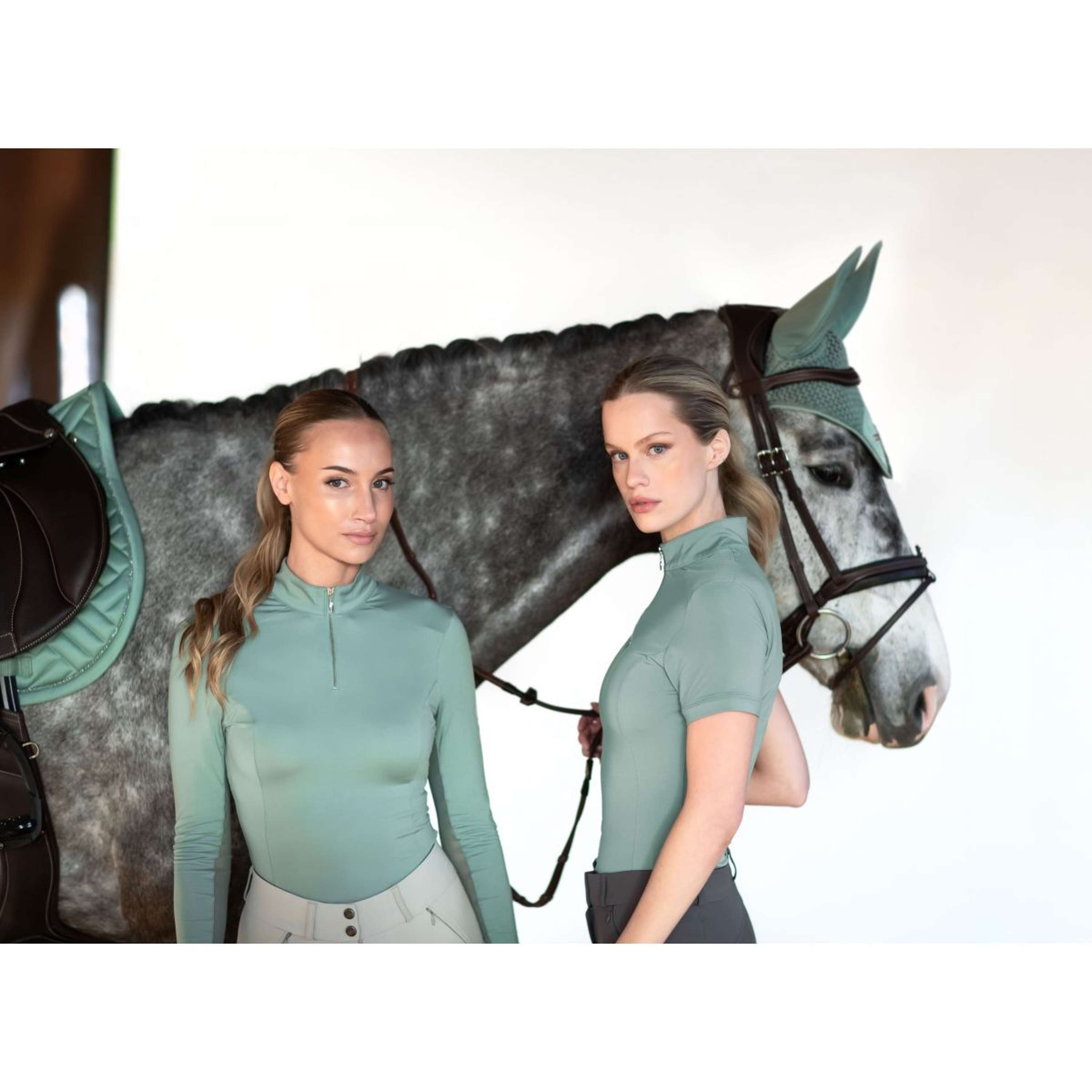 Equestrian Stockholm Shirt UV Protection Mint Green