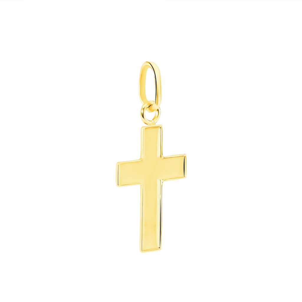 Pendentif Damian Croix Or Jaune