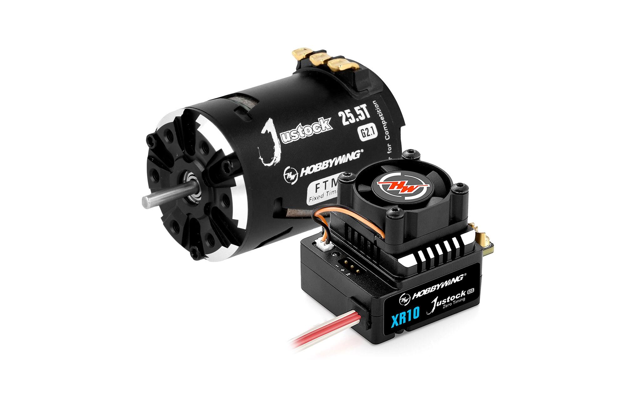 Brushless-Antriebsset Xerun Justock Combo G3S 25.5T, 1:10<br>Brushless Sensored Antriebssset für Stock und Sport Rennfahrer