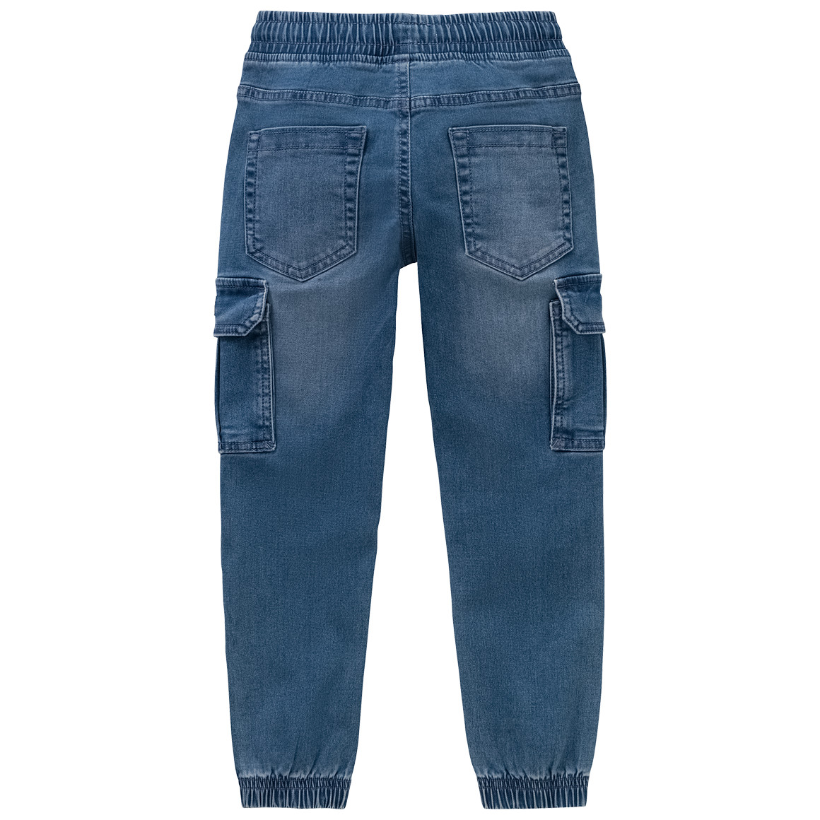 Topolino Jungen Cargo-Jeans mit Elastikbund blau