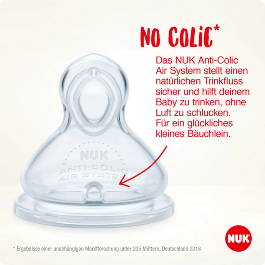 NUK Babyflasche First Choice⁺ 150ml in beige