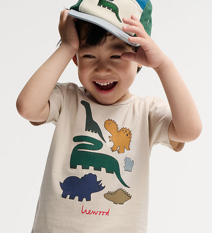 Liewood T-Shirt - Apia - Dinosaurs/Sandy
