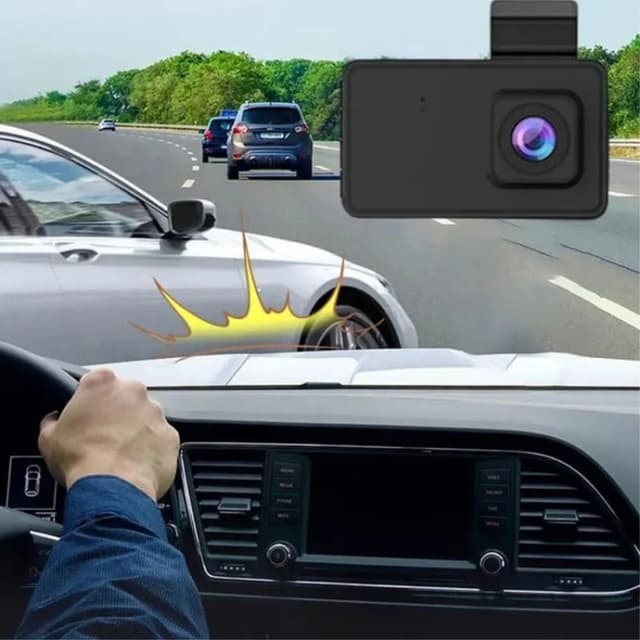 3-tommer bil instrumentbræt kamera 1080P Full HD optagelse
