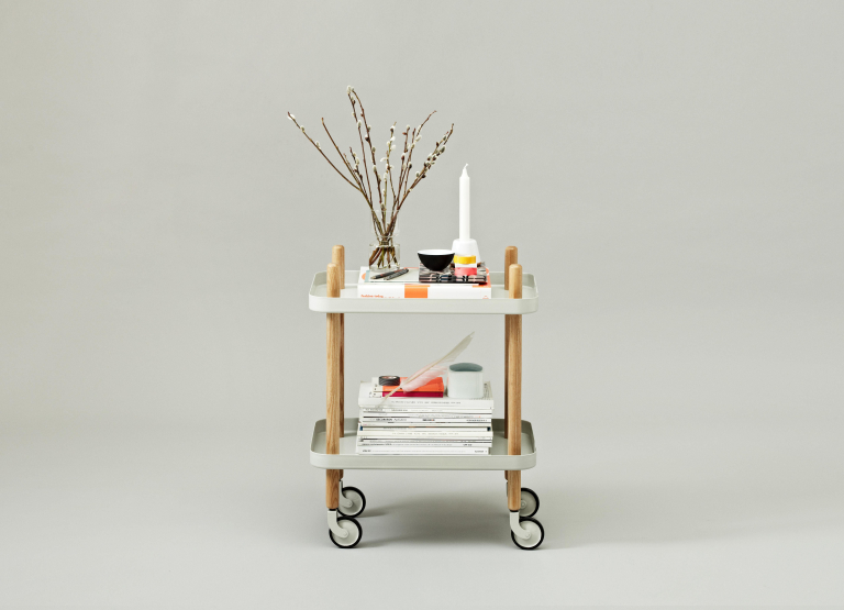 Normann Copenhagen Block trolley wit 50x35