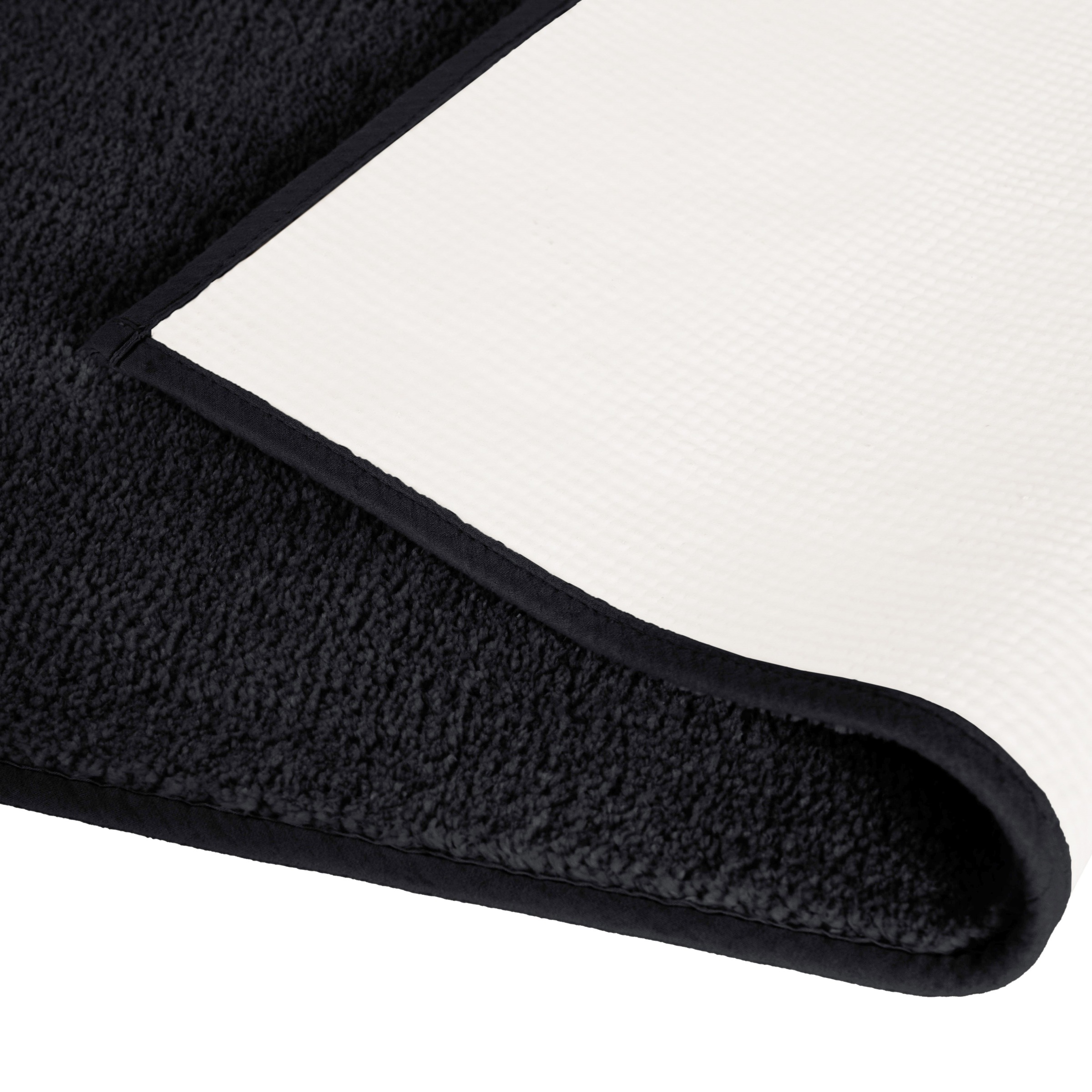 my home Badematte »Vanessa, Badvorleger, Badezimmer Teppich« Höhe 10 mm rutschhemmend beschichtet fussbodenheizungsgeeignet | schnell trocknend | strapazierfähig Badteppich, weiche Haptik, unifarben