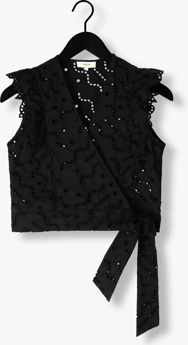 zwarte suncoo top lila