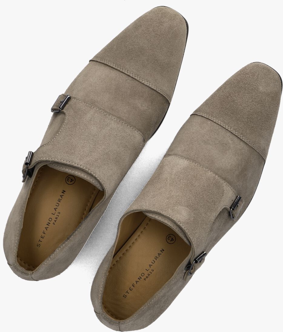 taupe stefano lauran nette schoenen stefano lauran gesp
