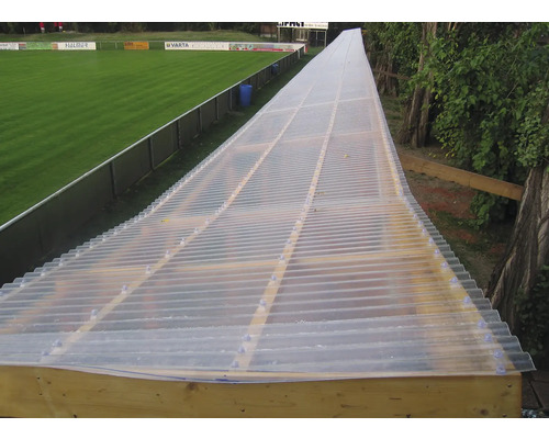 Gutta polyester golfplaat 76/18 naturel 5 m x 1 m rol = 5 m²