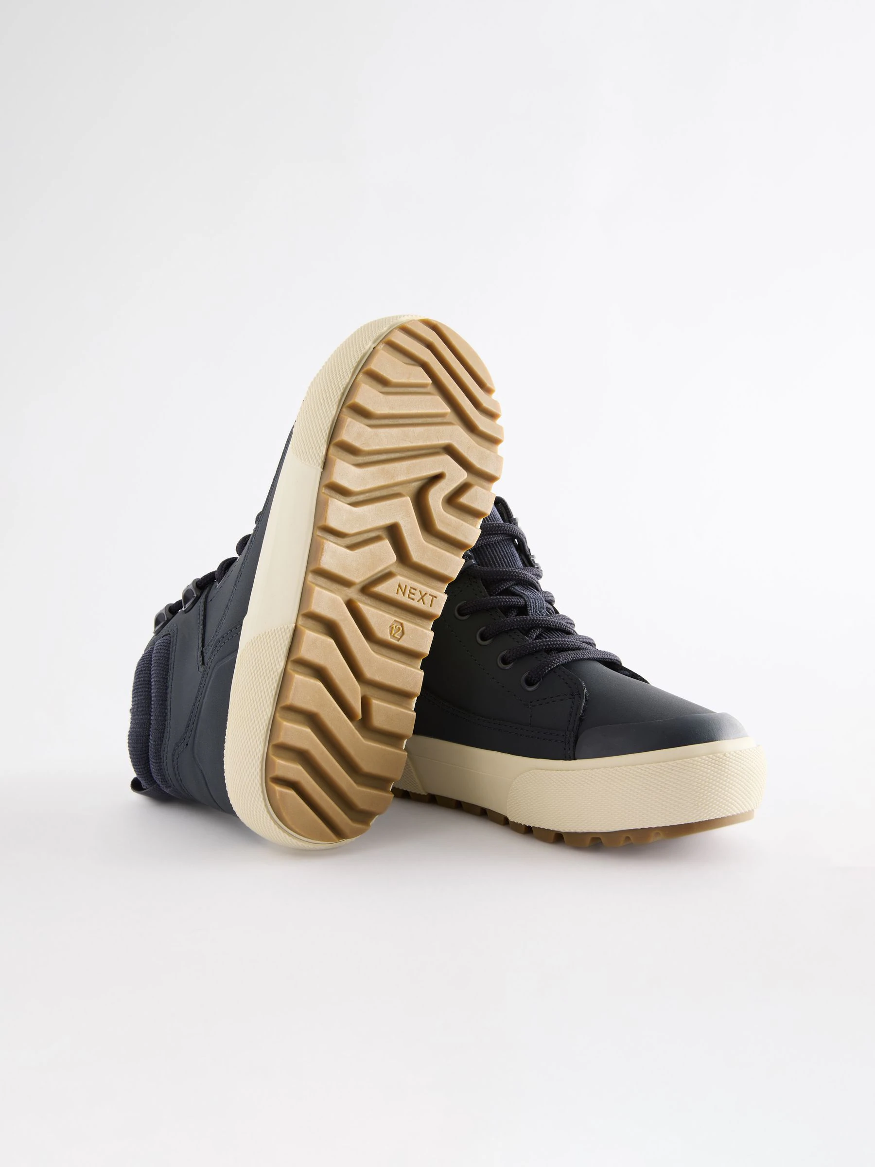 Donkerblauw - Warm gevoerde hoge boots