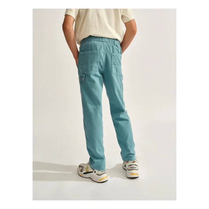 Bellerose Pantalon Droit Painter | Bleu gris