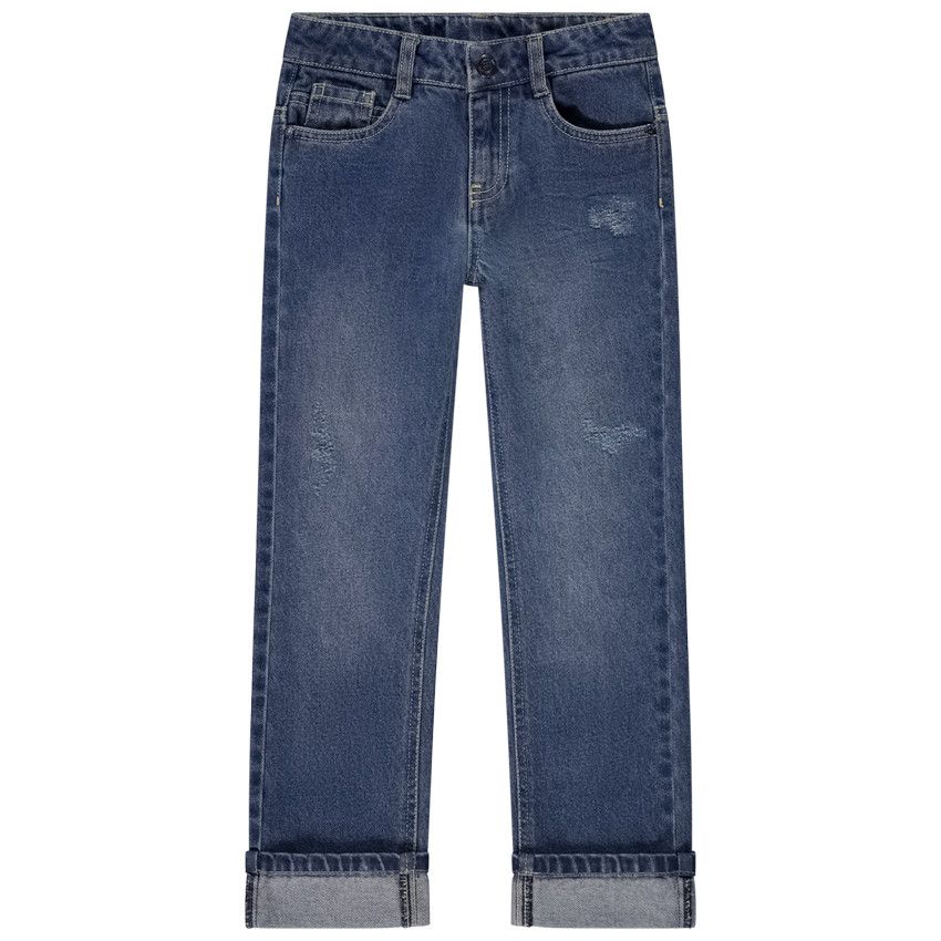 Jean regular pour garçon - Bleu moyen