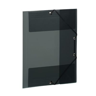 Viquel Propyglass - Chemise polypro à rabats - A4 - fumé