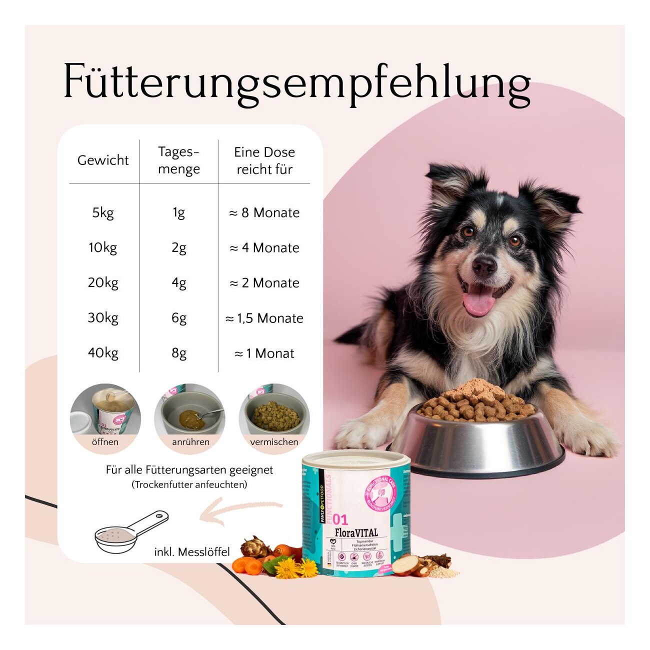 FAVLY Petfood FloraVITAL - Darmaufbau