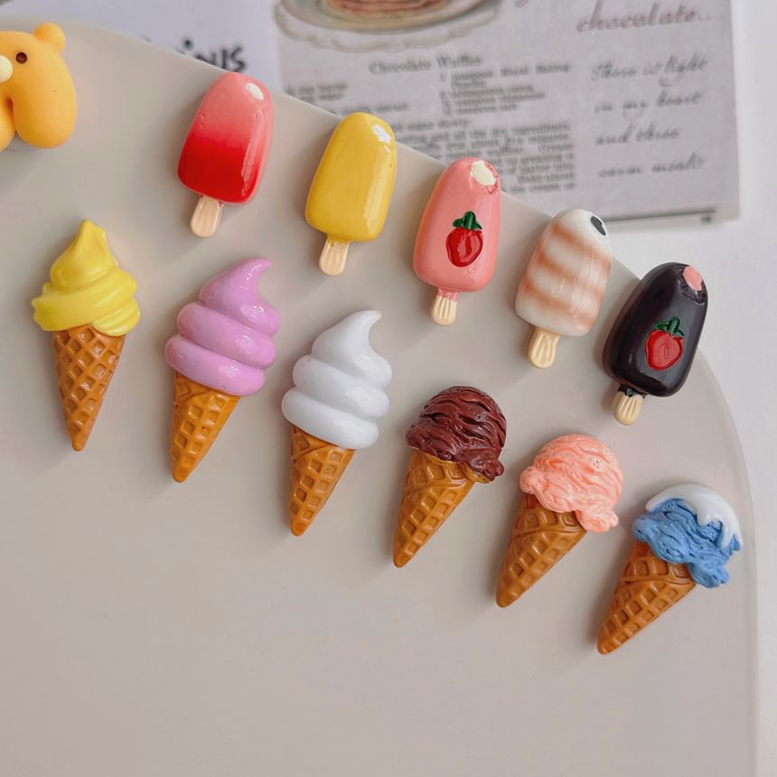Indus - Dessert Hars Koelkastmagneet (Diverse Ontwerpen) / Set