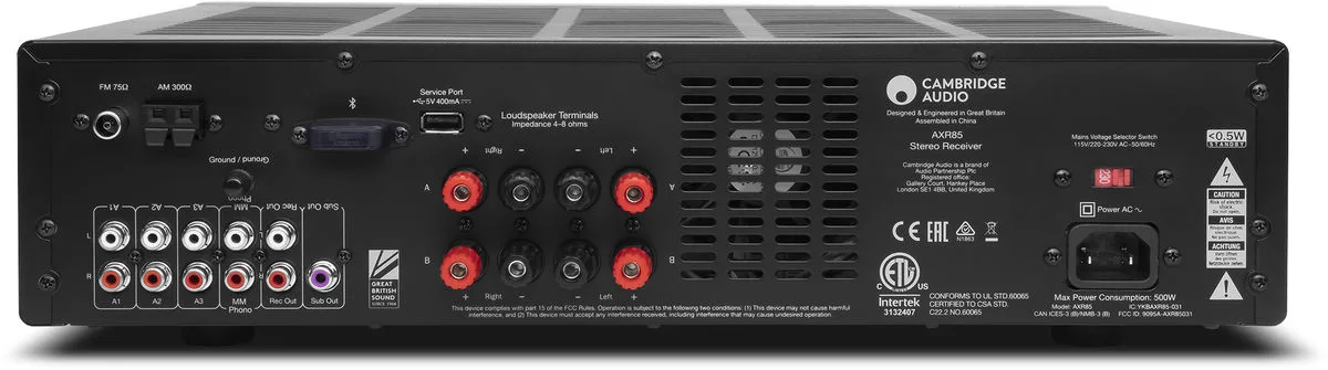 Cambridge Audio AX R85 Amplis hi-fi stéréo