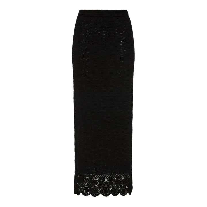 Faithfull the Brand Jupe Lula Crochet | Noir