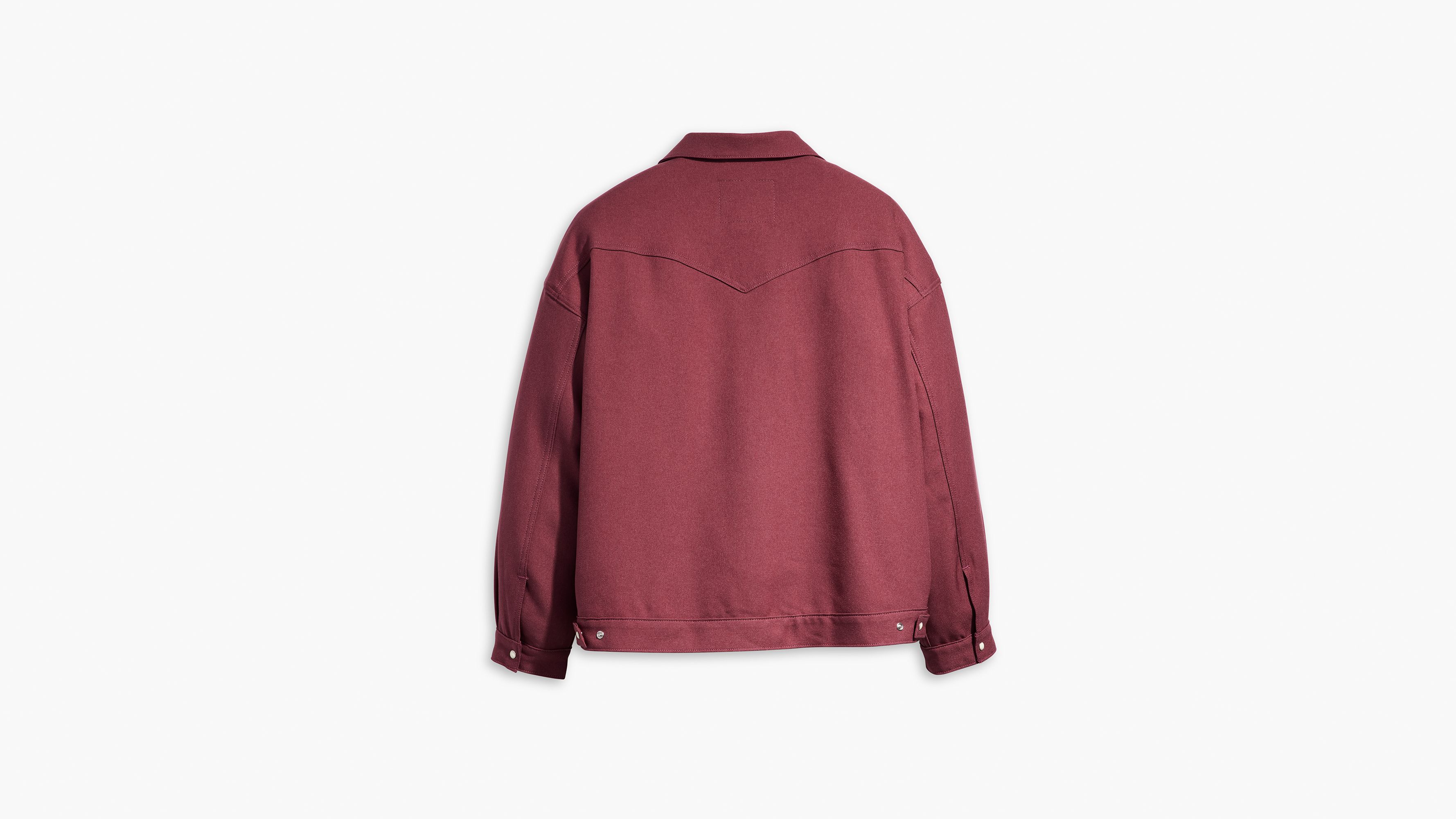 Veste Trucker Western - Red Mahogany - Rouge