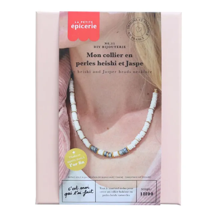 La Petite Épicerie DIY Mon Collier en perles Heishi - Jaspe