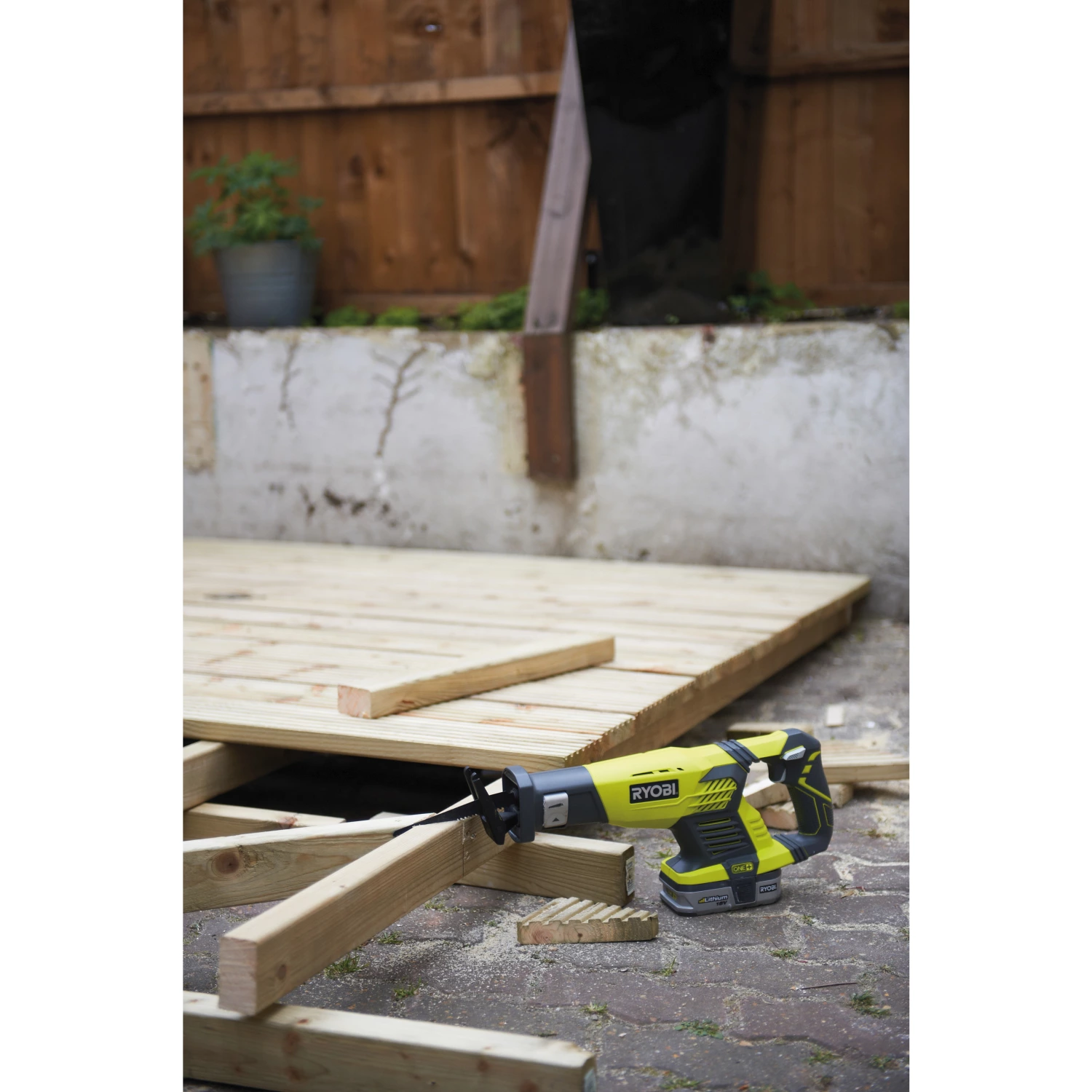 Ryobi RRS1801M One  18V Li-Ion accu reciprozaag body - snelwissel - 5133001162
