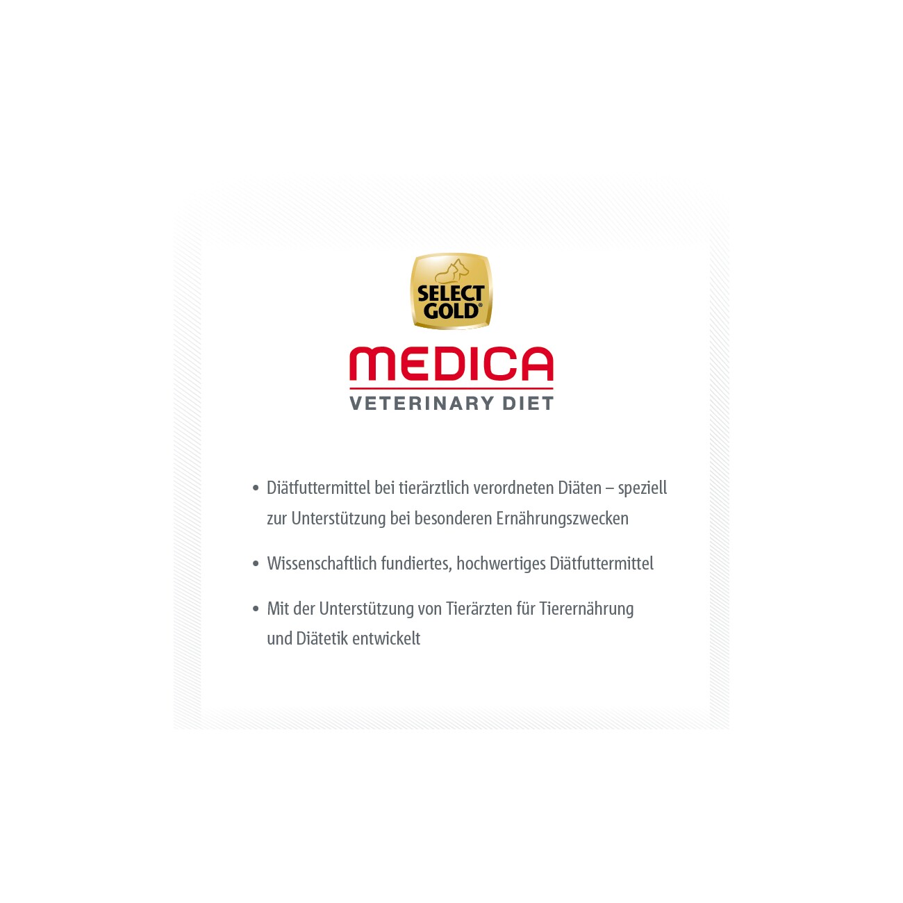 SELECT GOLD Medica Nassfutter Hund Adult Hypoallergen, Insekt 6x400 g
