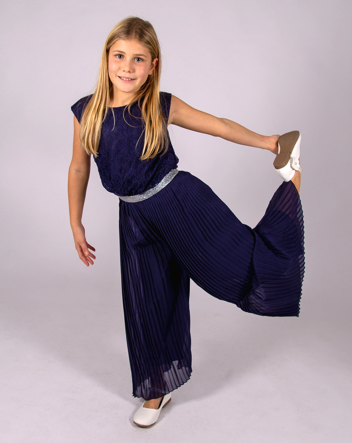 Jumpsuit BLUMENSTICK ärmellos in navy