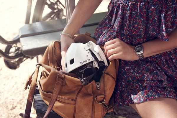 Casque Vélo Pliant Overade Plixi Fit Bleu