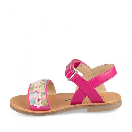 Sandales FUSCHIA NINI & GIRLS CUIR
